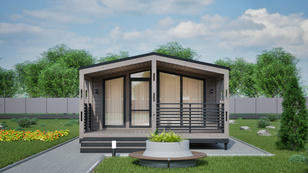 Дом «Вилла Oasis» барн 5×7 м