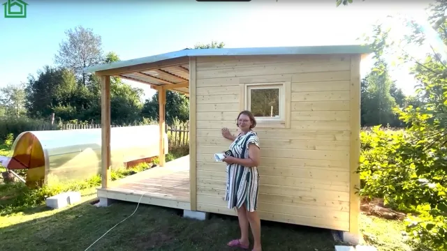 Видеоотзыв клиента Бани №1 — Баня Eco, 4×2,35 с террасой